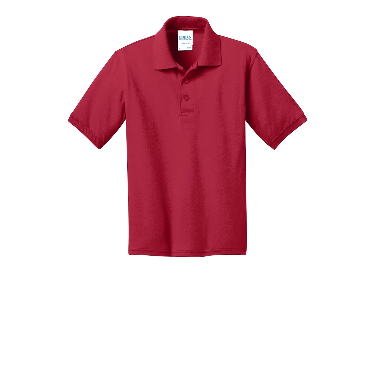 Port & Company® Youth Core Blend Jersey Knit Polo